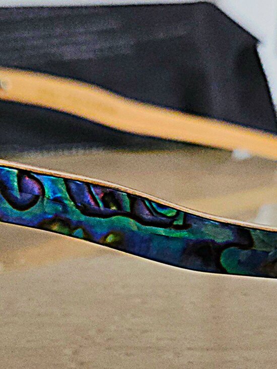 Unisex Bamboo Wood Frame Full Face Sport Style Sunglasses Abalone Coastal Sides main image 6